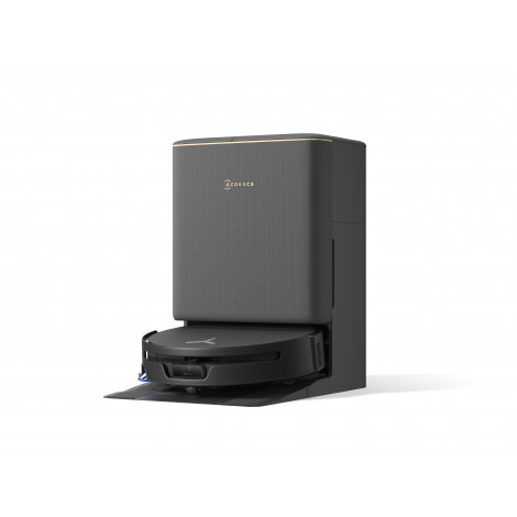 Ecovacs DEEBOT T90S PRO OMNI Vacuum Cleaner,Robot,Wet&Dry,40000Pa,TruEdge 3.0,ZeroTangle 4.0,OZMO Roller 3.0,Black+OMNI Auto-Emp