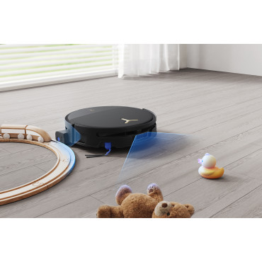 Ecovacs DEEBOT T90S PRO OMNI Vacuum Cleaner,Robot,Wet&Dry,40000Pa,TruEdge 3.0,ZeroTangle 4.0,OZMO Roller 3.0,Black+OMNI Auto-Emp