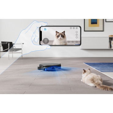 Ecovacs DEEBOT T90S PRO OMNI Vacuum Cleaner,Robot,Wet&Dry,40000Pa,TruEdge 3.0,ZeroTangle 4.0,OZMO Roller 3.0,Black+OMNI Auto-Emp