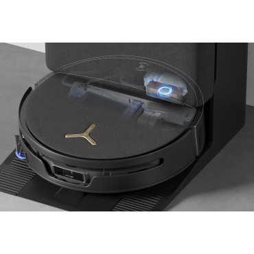 Ecovacs DEEBOT T90S PRO OMNI Vacuum Cleaner,Robot,Wet&Dry,40000Pa,TruEdge 3.0,ZeroTangle 4.0,OZMO Roller 3.0,Black+OMNI Auto-Emp