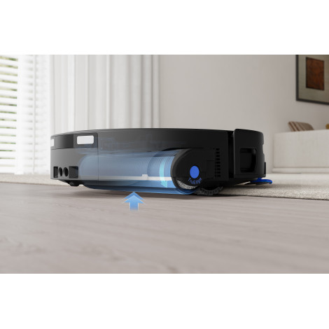 Ecovacs DEEBOT T90S PRO OMNI Vacuum Cleaner,Robot,Wet&Dry,40000Pa,TruEdge 3.0,ZeroTangle 4.0,OZMO Roller 3.0,Black+OMNI Auto-Emp