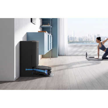 Ecovacs DEEBOT T90S PRO OMNI Vacuum Cleaner,Robot,Wet&Dry,40000Pa,TruEdge 3.0,ZeroTangle 4.0,OZMO Roller 3.0,Black+OMNI Auto-Emp