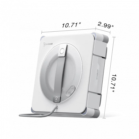 Ecovacs | Windows Cleaning Robot | WINBOT W2S PRO | Corded | White