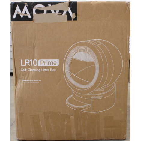 SALE OUT. | MOVA Smart Self-Cleaning Cat Litter Box | MeowgicPod LR10A | White | DAMAGED PACKAGING, DEMO | 24 month(s)
