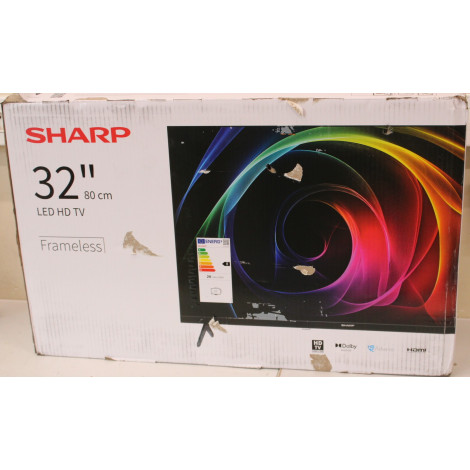 SALE OUT. Sharp 32HA1205E 32 (81cm) HD Ready TV | SALE OUT. | Sharp 32HA1205E | 32 | HD | Black | DAMAGED PACKAGING, UNPACKED