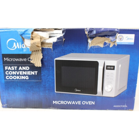 SALE OUT. Midea AG20CF2ESL Microwave oven with Grill, 700 W, 20 L, Silver | SALE OUT. | Midea Microwave oven | AG20CF2ESL | Free
