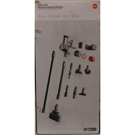SALE OUT. | Xiaomi Vacuum Cleaner | G30 Max EU | Cordless operating | 700 W | 28.8 V | Grey | Warranty 24 month(s) | DAMAGED PAC