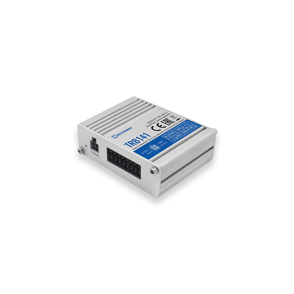 LTE Gateway: No WiFi, 4G, Input/Output, Micro USB | Teltonika | LTE Gateway | TRB141 | No Wi-Fi | Mesh Support No | MU-MiMO No |
