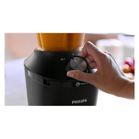 Philips Blender | HR2291/01 3000 Series | Tabletop | 600 W | Jar material Glass | Jar capacity 2 L | Ice crushing | Black
