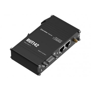 Teltonika | Ethernet Router with RS232 (RUT142000000) | RUT142 | 802.11n | 10/100 Mbit/s | Mesh Support No | MU-MiMO No | No mob