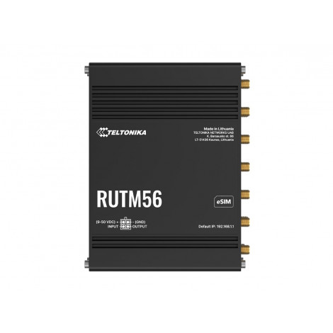 Teltonika | Dual Modem Router | RUTM56 | 802.11ac | 10/100/1000 Mbit/s | Mesh Support Yes | MU-MiMO Yes | No mobile broadband