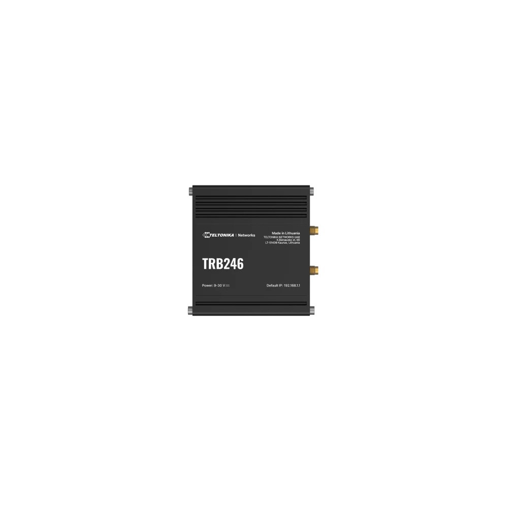 Teltonika | Industrial 4G IoT Gateway | TRB246 | 10/100 Mbit/s | Mesh Support No | MU-MiMO No | 4G