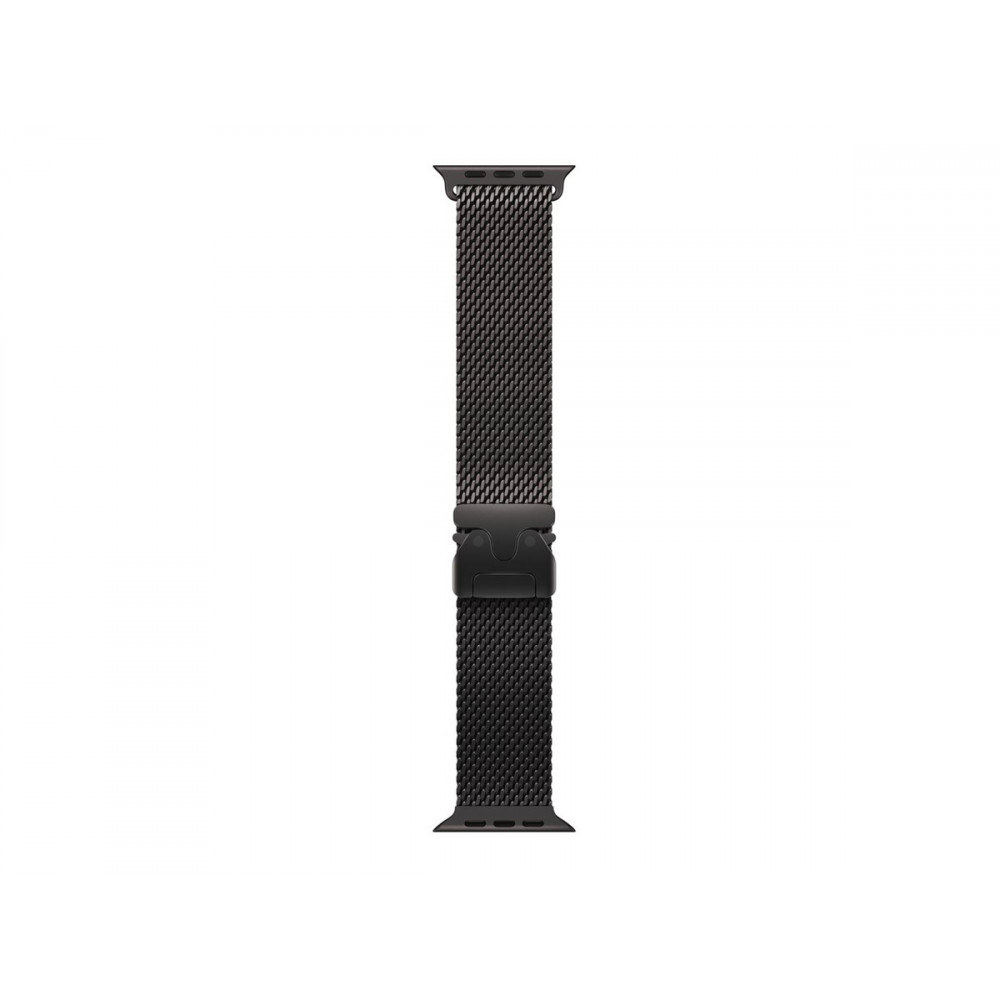 APPLE 49mm Black Titanium Milanese Loop - Large | Apple