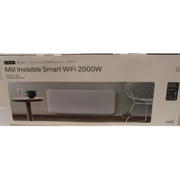 SALE OUT. Mill PA2000WIFI4 Panel Heater with WiFi Gen 4 2000 W Suitable for rooms 24-28 m , White, IPX4 | Mill Invisible Smart W