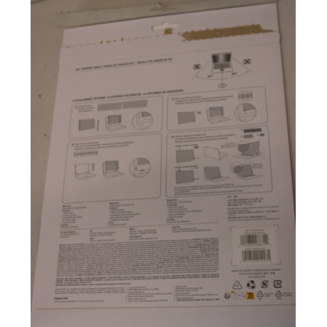 SALE OUT. Targus Privacy Screen 14" (16:09) | SALE OUT. | Targus Privacy Screen 14 W (16:9) | UNPACKED