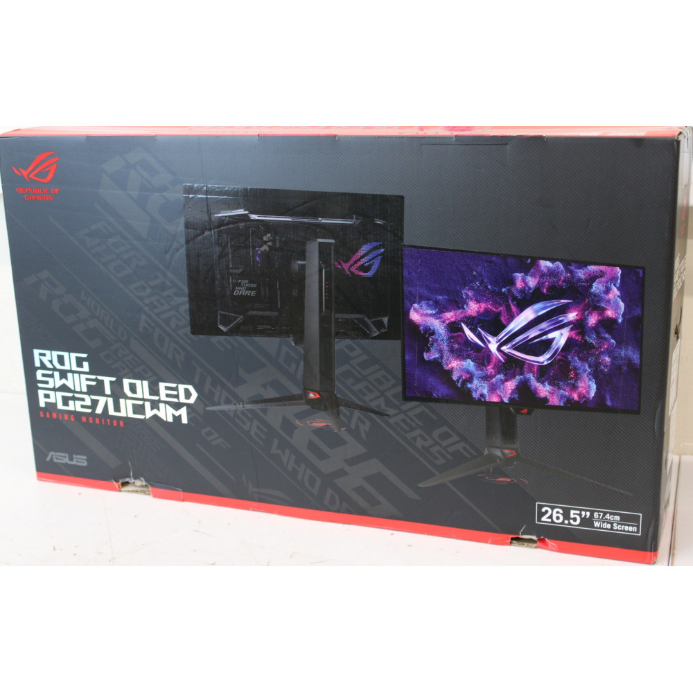 SALE OUT. ASUS ROG PG27UCWM Gaming Monitor 27" OLED 3840x2160/16:9/250cd/m2/0.03ms Display port, HDMI | SALE OUT. | Asus Warrant