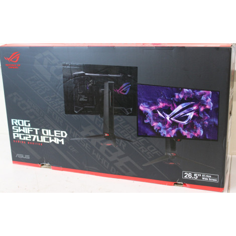 SALE OUT. ASUS ROG PG27UCWM Gaming Monitor 27" OLED 3840x2160/16:9/250cd/m2/0.03ms Display port, HDMI | SALE OUT. | Asus Warrant