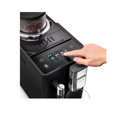 Delonghi Coffee Machine | EXAM 440.35.B RIVELIA | Pump pressure 19 bar | Built-in milk frother | Automatic | 1450 W | Onyx Black
