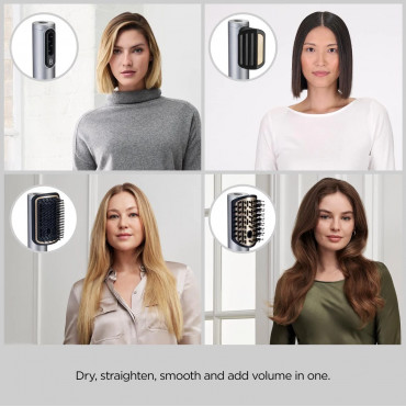 BABYLISS | Hair styling comb | Air Wand AS6555E | Ion conditioning | Number of heating levels 4 | 1600 W | Chrome