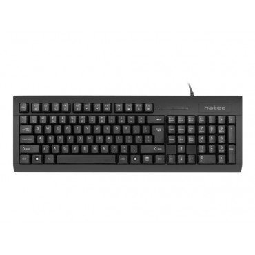 Natec | Moray | Keyboard with Smart ID card reader | Wired | US | Black
