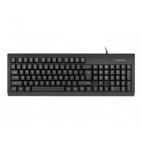 Natec | Moray | Keyboard with Smart ID card reader | Wired | US | Black