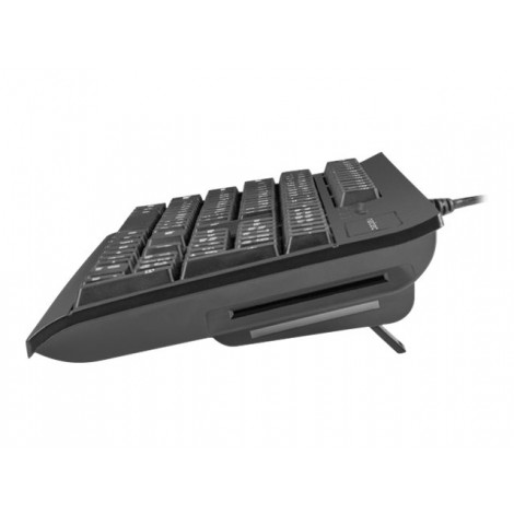 Natec | Moray | Keyboard with Smart ID card reader | Wired | US | Black