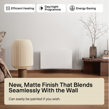 Mill Color Panel Heater | COLOR700DN | Panel Heater | 700 W | Suitable for rooms up to 9-12 m | Matt White | IPX4