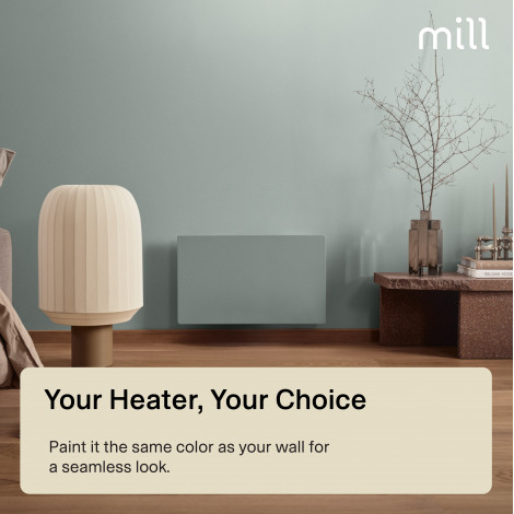 Mill Color Panel Heater | COLOR700DN | Panel Heater | 700 W | Suitable for rooms up to 9-12 m | Matt White | IPX4