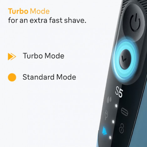 Braun Shaver | Series 5 52-A1000s | Operating time (max) 50 min | Wet & Dry | Lithium Ion | Blue/Black