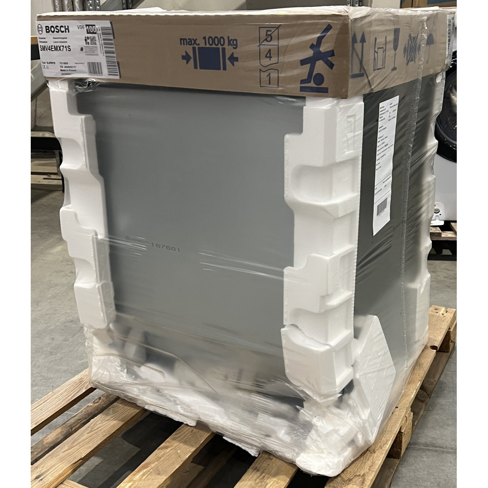 SALE OUT. | Bosch Dishwasher | SMV4EMX71S | Built-in | Width 60 cm | Number of place settings 14 | Number of programs 6 | Energy