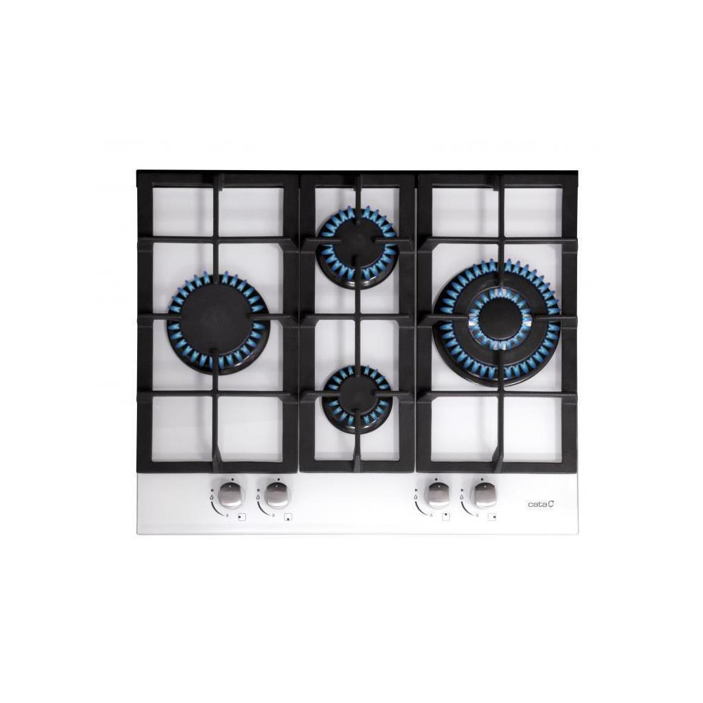 CATA | hob | LCI 6031 WH | Gas on glass | Number of burners/cooking zones 4 | Rotary knobs | White