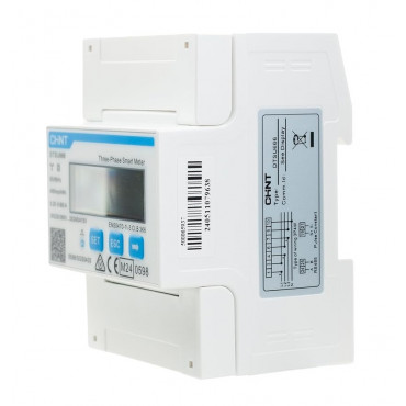 Chint | Smart Power Meter Direct Measurement 3Ph+N Modbus 80A MID (Compatible with DEYE) | DTSU666