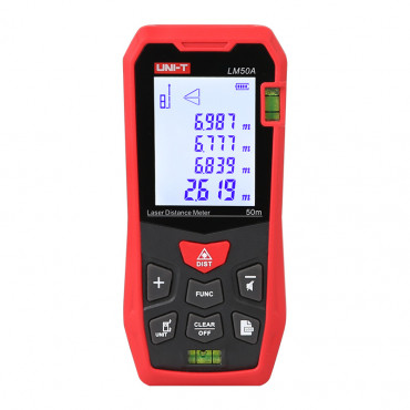 UNI-T LM50A Laser Distance Meter, 50 m
