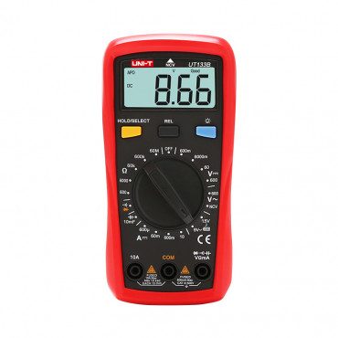 UNI-T UT133B Digital Multimeter, CAT III, Diode Test
