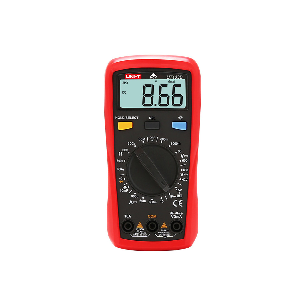 UNI-T UT133B Digital Multimeter, CAT III, Diode Test
