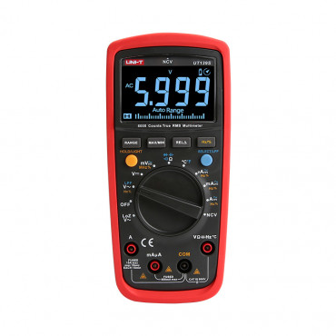 UNI-T UT139S True RMS Digital Multimeter with Analog Bar Graph, 600 V AC/DC, 10 A AC/DC, 60 MΩ, 100 mF, 10 mHz, -40 to 1000 C