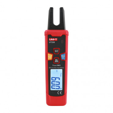 UNI-T UT256 Fork-Type Clamp Meter, 60 A AC/DC, NCV, True RMS