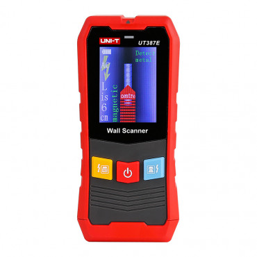 UNI-T UT387E Wall Scanner for Metal, Wood and Live Wires, Detection Depths: Metal 100 mm, Wood 38 mm, AC Wires 50 mm