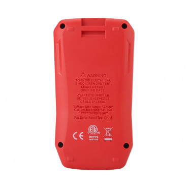 UNI-T UT673PV MPPT Solar Panel Tester, 5 800 W, 0 35 A, 12 60 V DC, Manual and Auto Modes