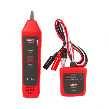 UNI-T UT682D Cable Tracer for Electrical, Telephone and Network Cables, Robotic Lawn Mower Boundary Wire Tester