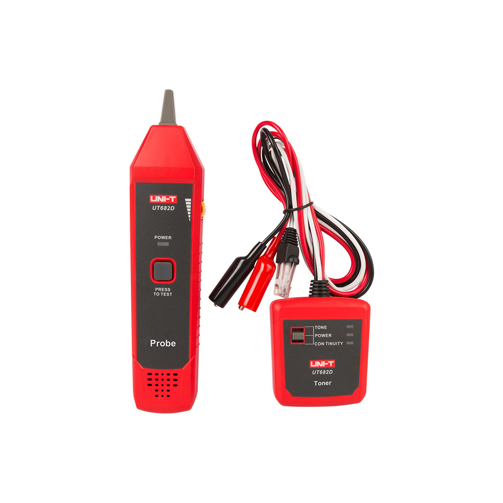UNI-T UT682D Cable Tracer for Electrical, Telephone and Network Cables, Robotic Lawn Mower Boundary Wire Tester