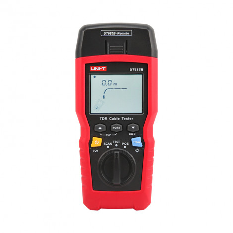 UNI-T UT685B KIT Universal Network Cable Tester, RJ45, RJ11 and Coaxial, 500 m, PoE 802.3af/at/bt, Ethernet Port Test | UNI-T