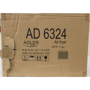 SALE OUT. ADLER AD 6324 Dual Air Fryer Oven, 11 L | Adler DAMAGED PACKAGING | 24 month(s)