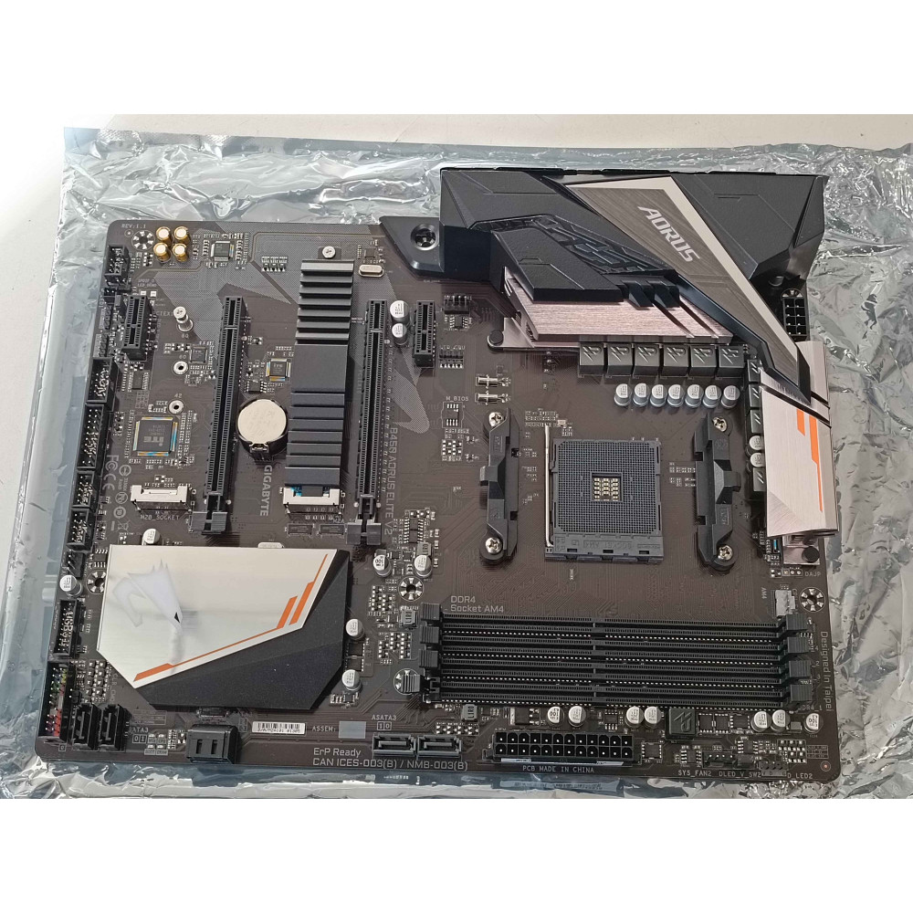 SALE OUT. Gigabyte B450 AORUS ELITE V2 1.0 | Processor family AMD | Processor socket AM4 | DDR4 DIMM | Memory slots 4 | Number o