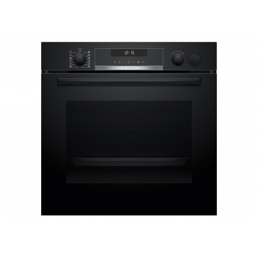 Bosch Oven | HRG578BB7 | 71 L | Electric | Pyrolysis | Knobs | Steam function | Height 59.5 cm | Width 59.4 cm | Black