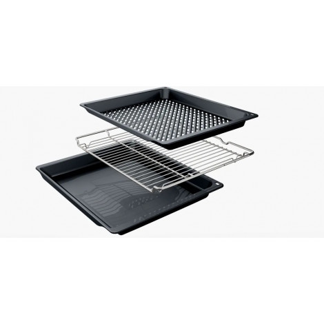 Bosch Oven | HRG578BB7 | 71 L | Electric | Pyrolysis | Knobs | Steam function | Height 59.5 cm | Width 59.4 cm | Black