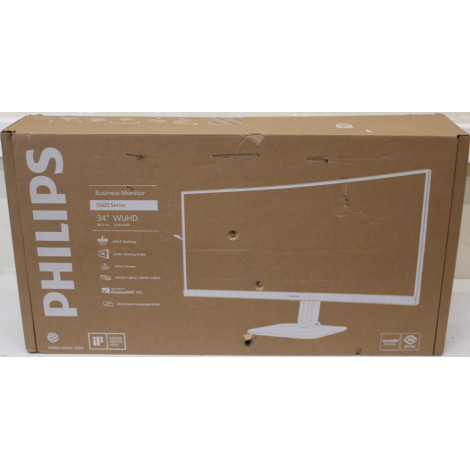 SALE OUT. PHILIPS 34B2U5900C/00 34" DUAL Mode Curved Business monitor 21:9/5120x2160/350cdm2/2ms/DP HDMI USB-C | SALE OUT. | Phi