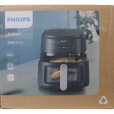 SALE OUT. Philips NA231/00 Airfryer, 1700 W, Pan volume 6.2 L, Black, Silver | Philips Airfryer | NA231/00 | Power 1700 W | Capa