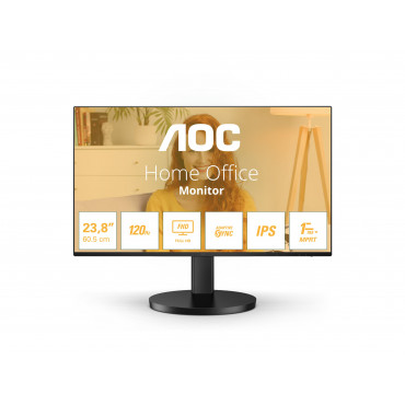 AOC 24B3HA2 | 23.8 " | IPS | 16:9 | 100 Hz | 1 ms | 1920 x 1080 pixels | 250 cd/m | HDMI ports quantity 1 | Black | Warranty 36 
