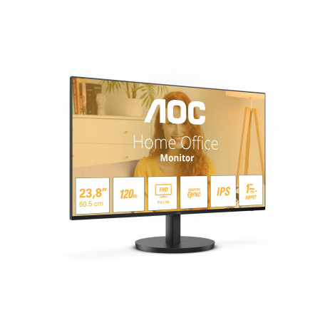 AOC 24B3HA2 | 23.8 " | IPS | 16:9 | 100 Hz | 1 ms | 1920 x 1080 pixels | 250 cd/m | HDMI ports quantity 1 | Black | Warranty 36 